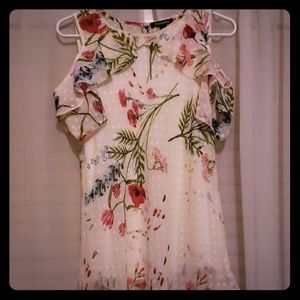 Roz & Alie lace flower blouse